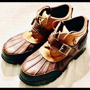 RALPH LAUREN POLO Boots Brown Mens Sz 12 12D